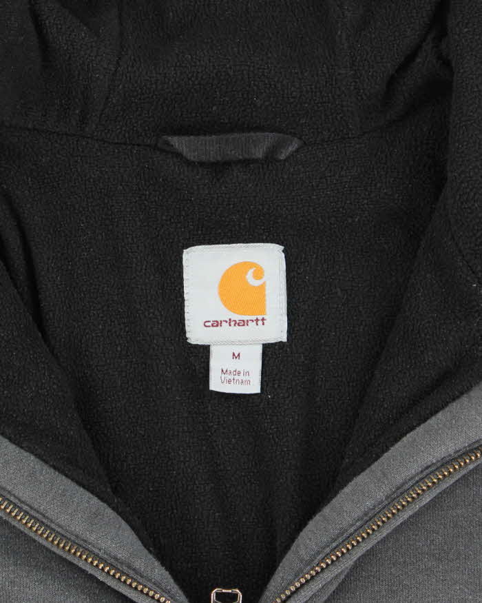 Vintage 00s Carhartt Fleece Lined Zip-Up Hoodie - M