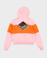 Vintage Burberry Pink &amp; Orange Hoodie - M