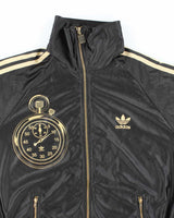 Vintage Adidas Black &amp; Gold Track Jacket - M