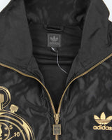 Vintage Adidas Black &amp; Gold Track Jacket - M