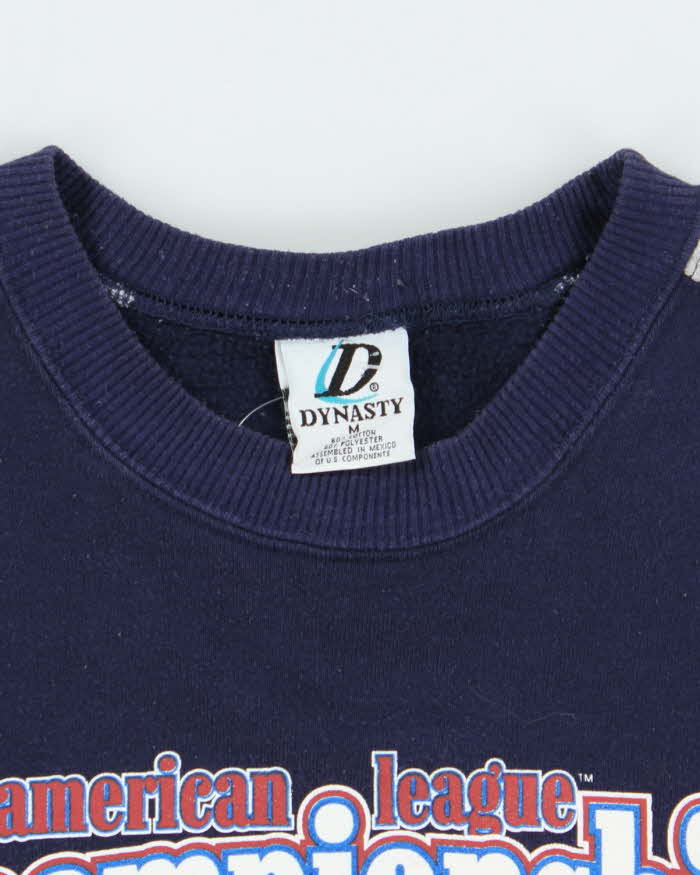 Vintage American League Baseball Championship Graphic Sweatshirt - M