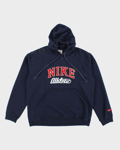 Vintage Y2K Nike Athletic Spell Out Logo Hoodie - L