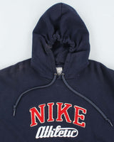 Vintage Y2K Nike Athletic Spell Out Logo Hoodie - L