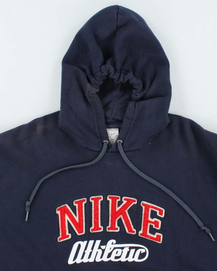 Vintage Y2K Nike Athletic Spell Out Logo Hoodie - L