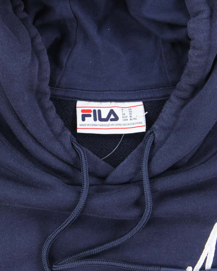 Vintage 2000's Fila Heavyweight Embroidered Hoodie - XL