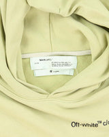 Off White x Champion Embroidered Graphic Print Hoodie - S