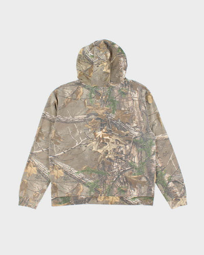 Vintage 2000's Real Tree Camouflage Faded Hoodie - L