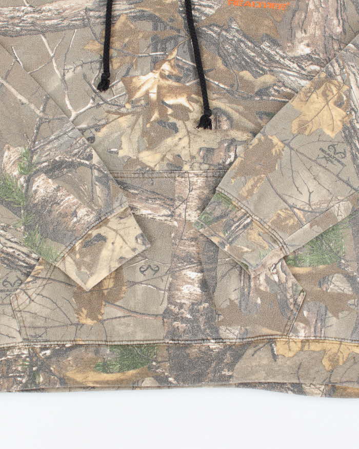 Vintage 2000's Real Tree Camouflage Faded Hoodie - L