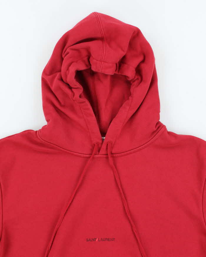 Vintage Y2K Saint Laurent Cropped Hoodie - L