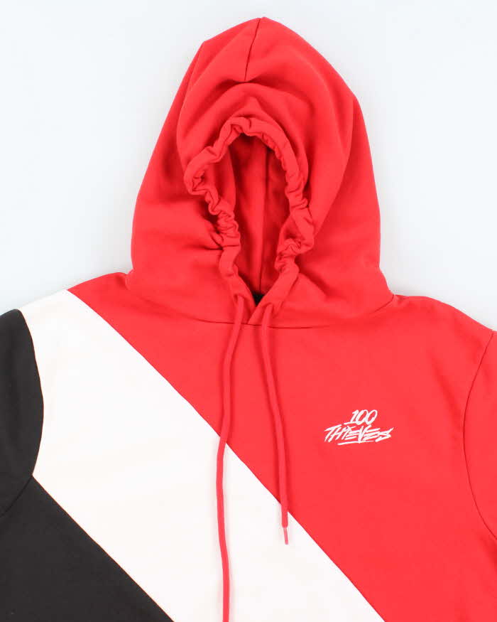 100 Thieves Gaming Heavyweight Striped Hoodie - L