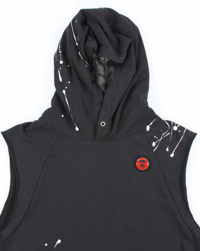 Vintage Ape by Bathing Ape Sleeveless Raw Hem Hoodie - S
