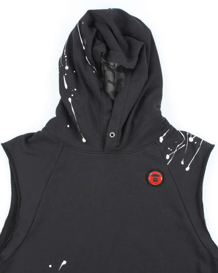 Vintage Ape by Bathing Ape Sleeveless Raw Hem Hoodie - S