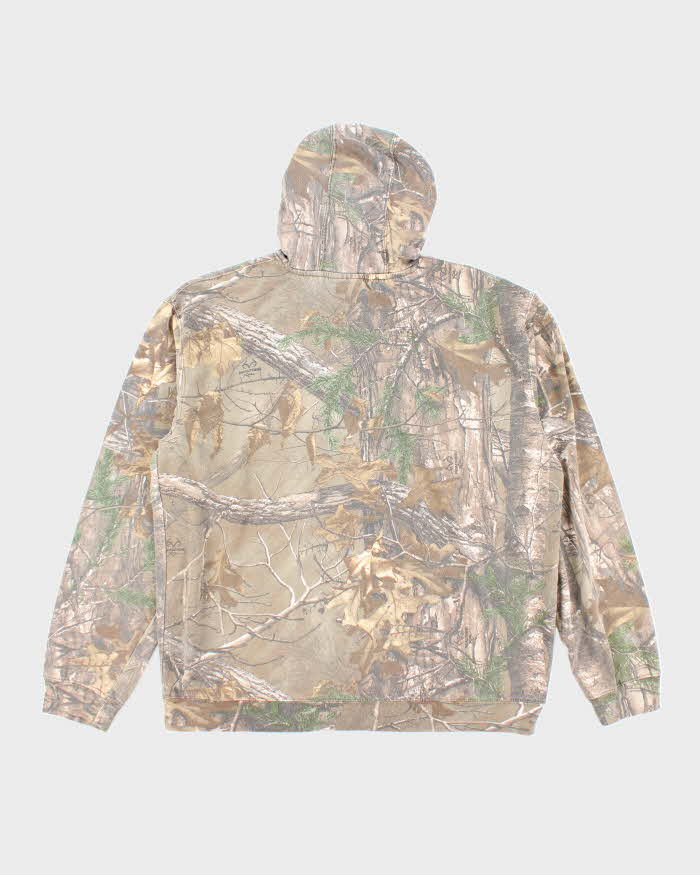 Vintage Real Tree Faded Camouflage Hoodie - XL