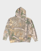 Vintage Real Tree Camouflage Faded Hoodie - L
