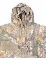 Vintage Real Tree Camouflage Faded Hoodie - L
