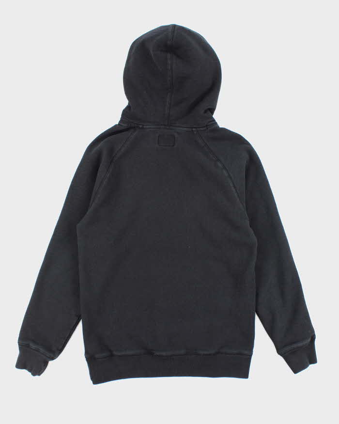 Vintage Stussy Faded Small Embroidered Logo Hoodie - S