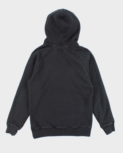 Vintage Stussy Faded Small Embroidered Logo Hoodie - S