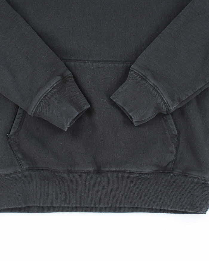 Vintage Stussy Faded Small Embroidered Logo Hoodie - S