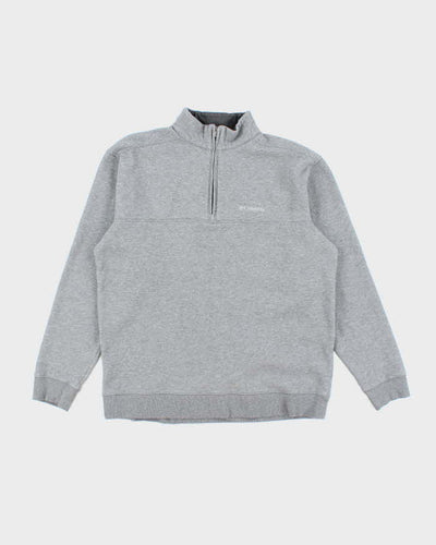 Vintage Columbia Lightweight Small Logo Quarter Zip Sweatshirt - L