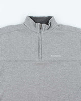 Vintage Columbia Lightweight Small Logo Quarter Zip Sweatshirt - L