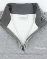 Vintage Columbia Lightweight Small Logo Quarter Zip Sweatshirt - L