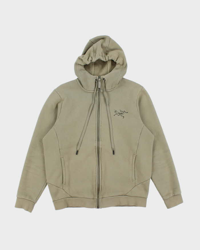 Vintage Arc'teryx Embroidered Logo Zip Up Hoodie - L