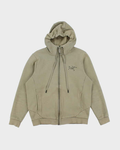 Vintage Arc'teryx Embroidered Logo Zip Up Hoodie - L