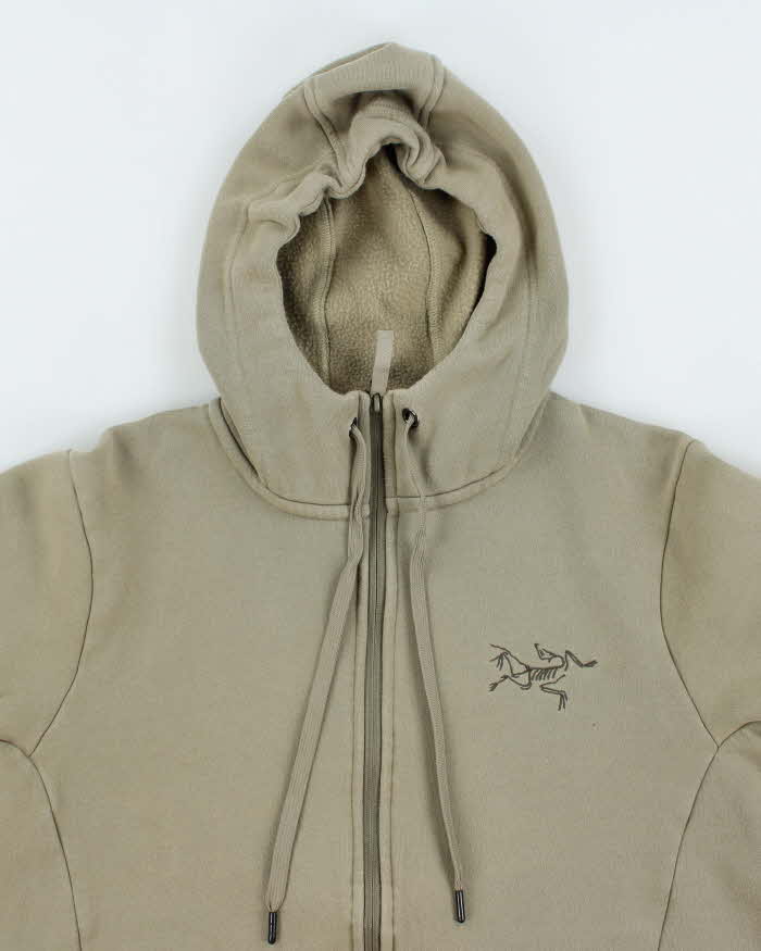 Vintage Arc'teryx Embroidered Logo Zip Up Hoodie - L
