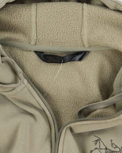 Vintage Arc'teryx Embroidered Logo Zip Up Hoodie - L