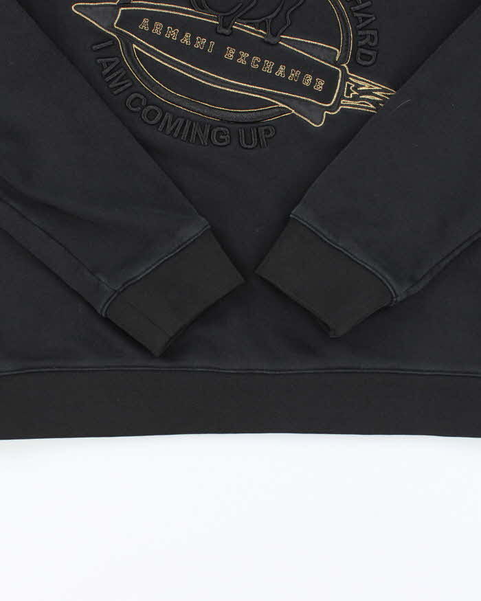 Vintage Y2K Armani Embroidered Sweatshirt - M