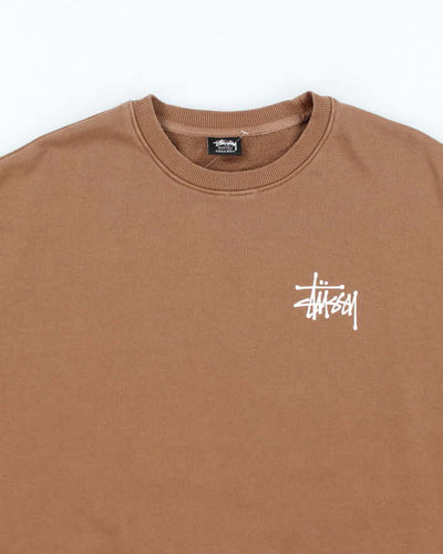 Vintage Stussy Small Classic Logo Sweatshirt - XL