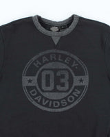 Vintage Y2K Harley Davidson Centre Logo Sweatshirt - M