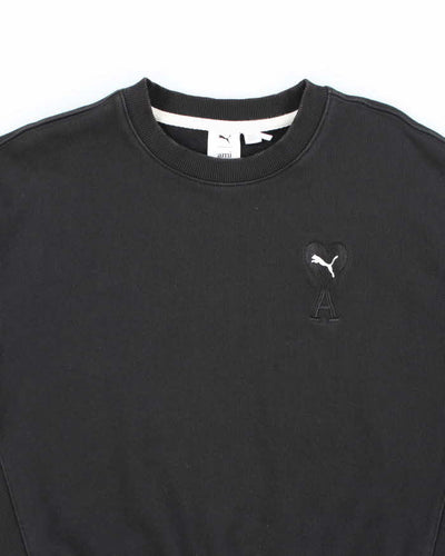 Puma x Ami Embroidered Heart Sweatshirt - M