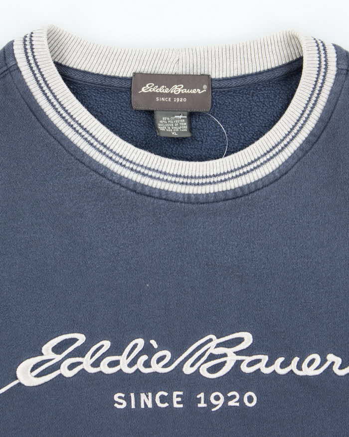 Vintage Y2K Eddie Bauer Oversized Embroidered Sweatshirt - XL