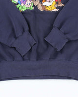 Vintage 90's Disney Snow White and the Seven Dwarfs Embroidered Sweatshirt - L