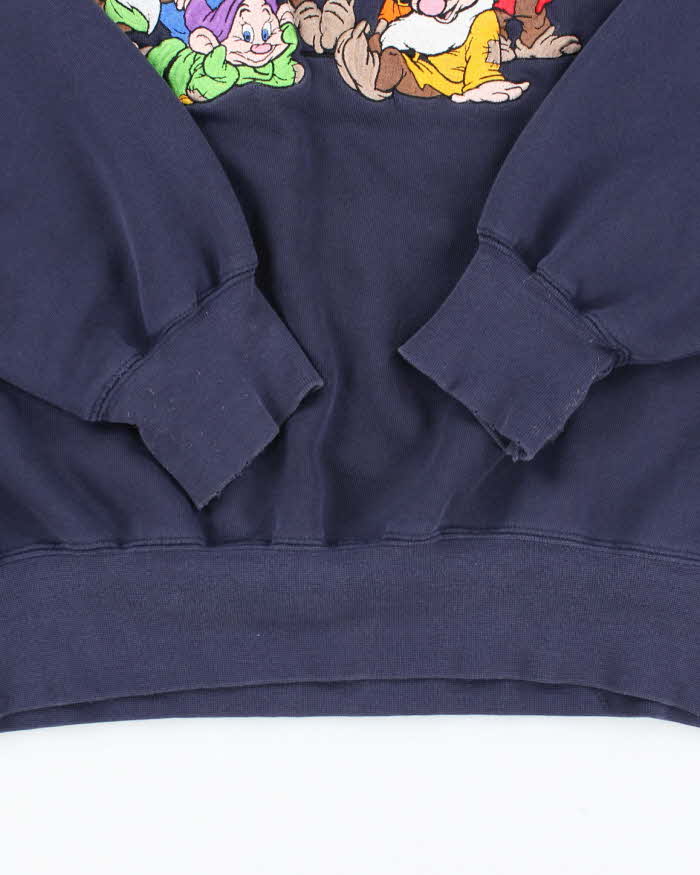 Vintage 90's Disney Snow White and the Seven Dwarfs Embroidered Sweatshirt - L