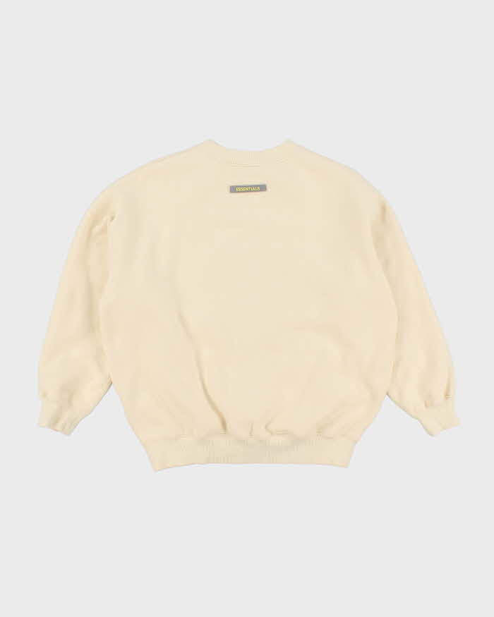 Vintage Essentials Spell Out Boxy Fit Sweatshirt - M