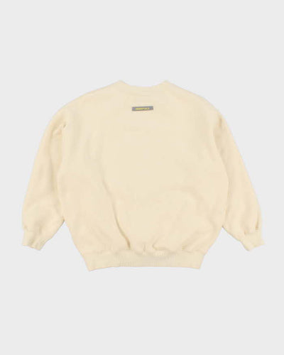 Vintage Essentials Spell Out Boxy Fit Sweatshirt - M