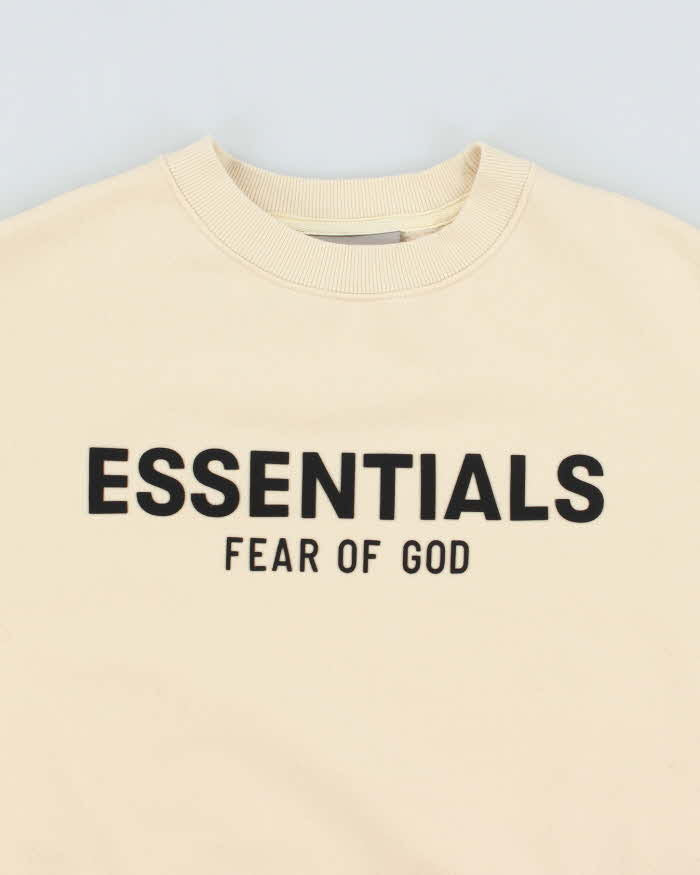 Vintage Essentials Spell Out Boxy Fit Sweatshirt - M