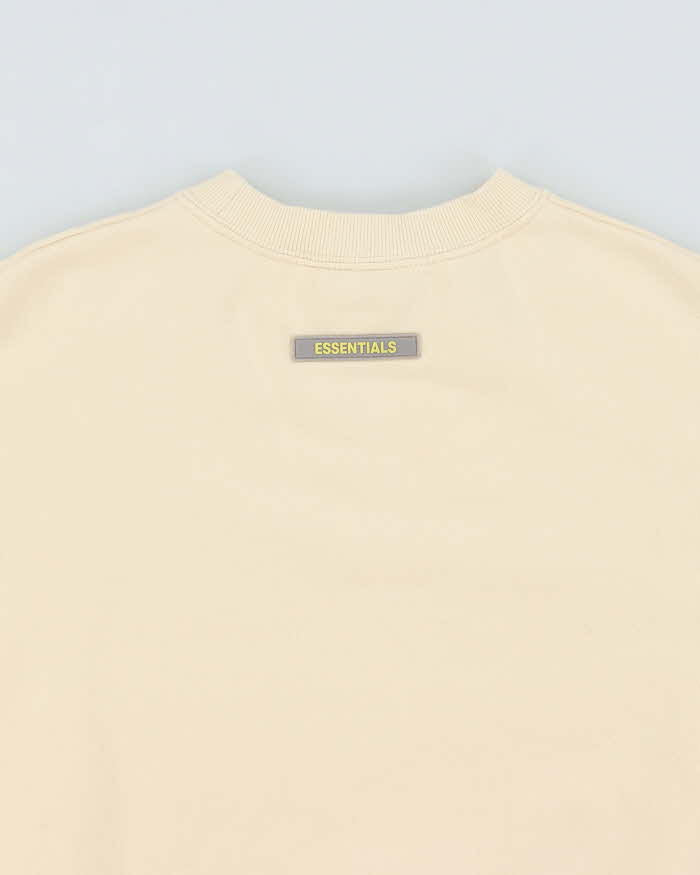 Vintage Essentials Spell Out Boxy Fit Sweatshirt - M