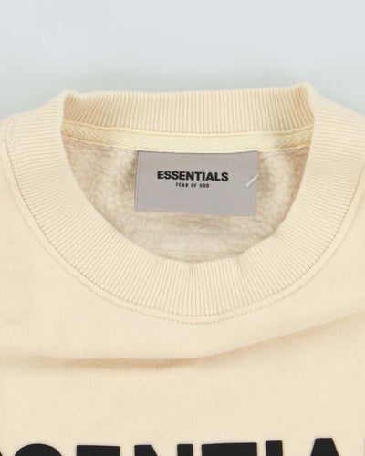 Vintage Essentials Spell Out Boxy Fit Sweatshirt - M