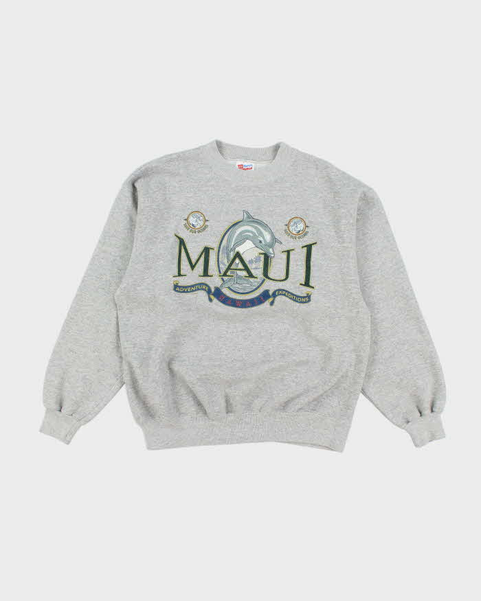 Vintage 90's Maui Graphic Print Sweatshirt - L