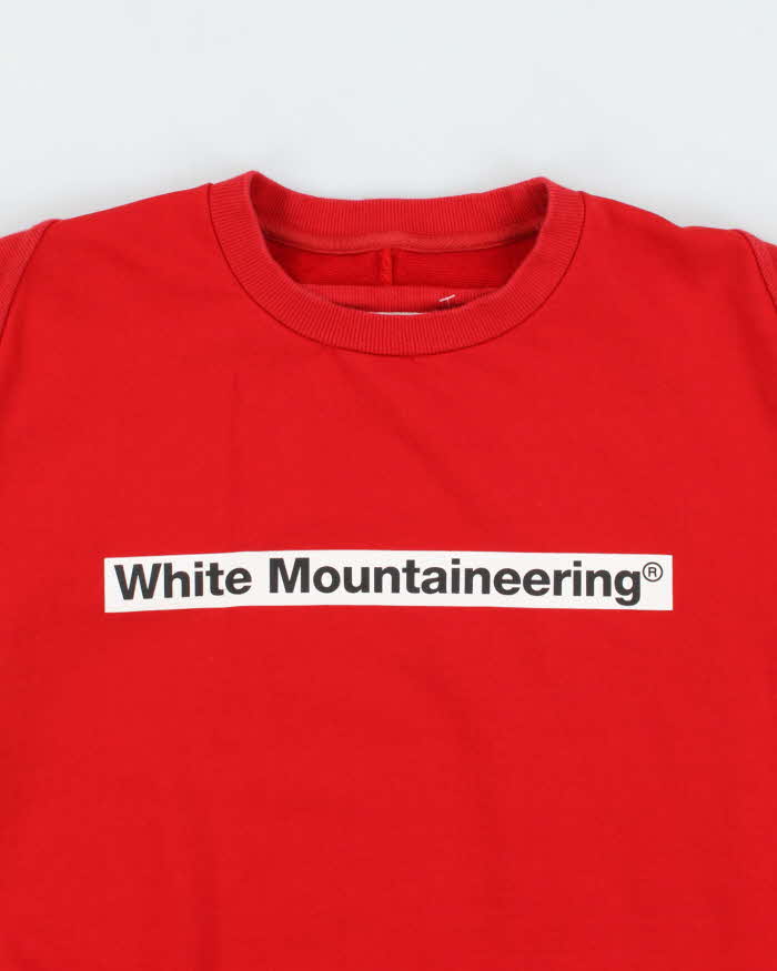 Vintage White Mountaineering Company Spell Out Sweatshirt - L