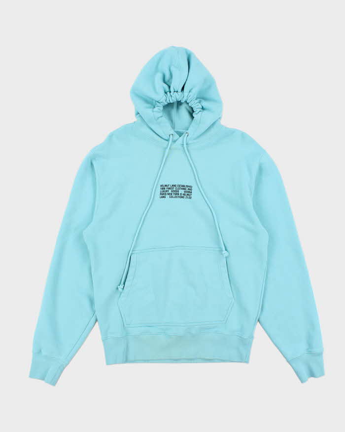 Vintage Helmut Lang Centre Spell Out Logo Hoodie - S