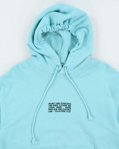 Vintage Helmut Lang Centre Spell Out Logo Hoodie - S