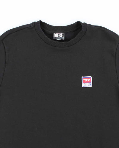 Vintage Y2K Diesel Small Logo Sweatshirt - M