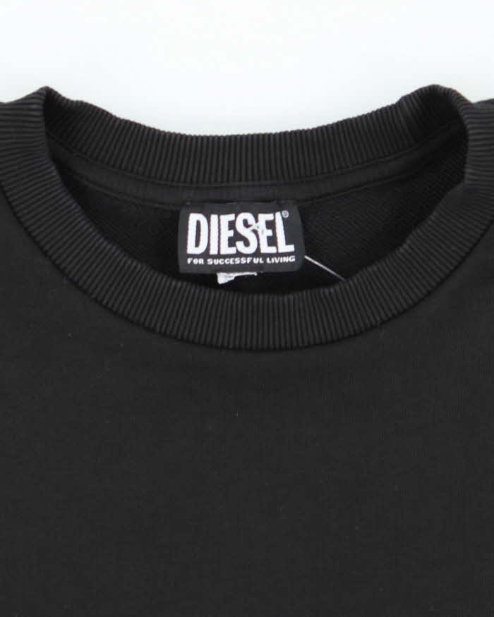 Vintage Y2K Diesel Small Logo Sweatshirt - M