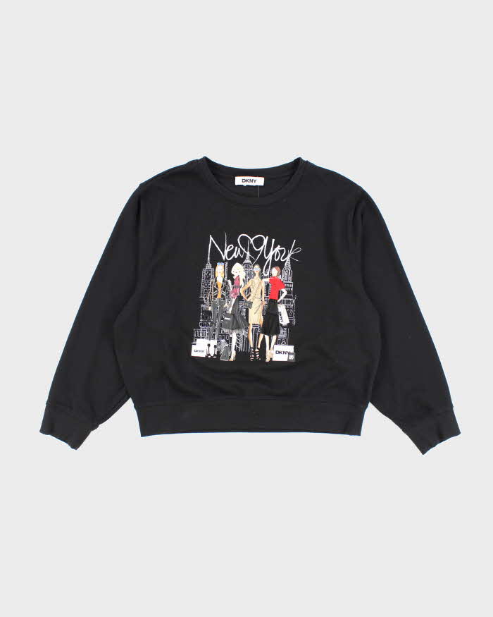 Vintage Y2K DKNY New York Graphic Sweatshirt - M