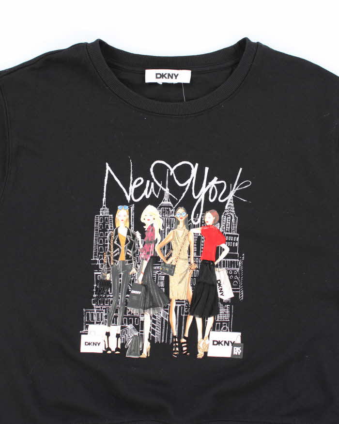 Vintage Y2K DKNY New York Graphic Sweatshirt - M