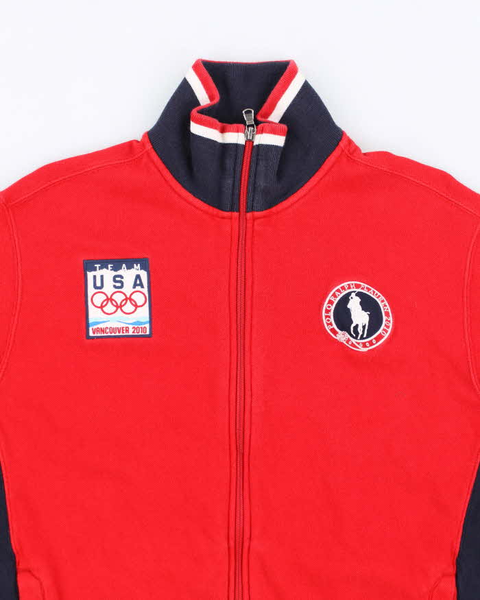 Vintage 2000's Ralph Lauren Team USA Olympic Full Zip Sweatshirt - M